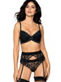 Damen Strumpfband Roža LaGerta in Schwarz