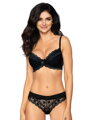 Damen PUSH-UP BH Roža LaGerta schwarz