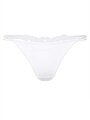Luxus Damen Thongs AGNEZ weiß