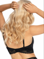  Gizela  bralette v pôvabnom dizajne čierna