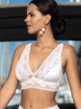 Pôvabná Gizel bralette v bielej farbe