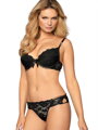 Luxus Damen Thongs Roža CARMEN schwarz