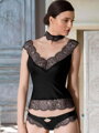 Sexy Damen Negligee Roža Silja schwarz
