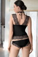Sexy Damen Negligee Roža Silja schwarz