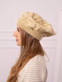 Stylowa damska baretka K369 beige