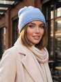 Sport Damen Beanie-Mütze RENE hellblau