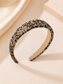Beige Leoparden-Haarband