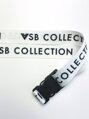 Opasok značky VSB COLECTION s plastovou prackou biely