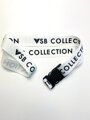 Opasok značky VSB COLECTION s plastovou prackou biely