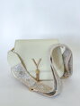 Damen Tasche mit Schulterriemen creme