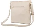 Damenhandtasche aus beigem Öko-Leder