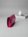Damen-Clutch aus Lackleder, Rosa