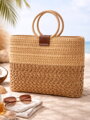 Dámska slamená letná taška 