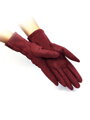 Wärme Damen Skihandschuhe bordeaux