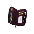 Damen Leder-Geldbörse LORENTI 76119-CV lila glatt