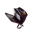 Damen Leder-Geldbörse LORENTI 76119-CV lila glatt