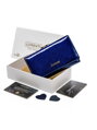 Praktická kožená peňaženka 55020-SH-0130 modrá 
