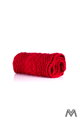 Damen Strickmütze mit Bommel ADA rot