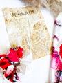 Scrunchie VSB farbiges Haargummi Mohnblume