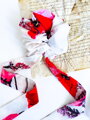 Scrunchie VSB farbiges Haargummi Mohnblume