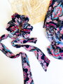 Scrunchie VSB buntes Haargummi mit Mandalamuster