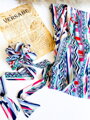 VSB Scrunchie farbiges Haargummi  mit Muster