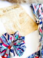 VSB Scrunchie farbiges Haargummi  mit Muster