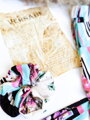 VSB Scrunchie farbiges Haargummi mit Muster