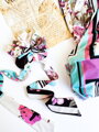 VSB Scrunchie farbiges Haargummi mit Muster