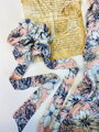 Scrunchie VSB farbiges Haargummi in zartem Rosa