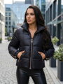 Damen Oversize Übergangsjacke in Schwarz