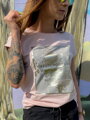 Damen T-Shirt MFY WORLD rosa