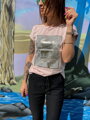 Damen T-Shirt MFY WORLD rosa