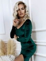 Kleid mit langen Ärmeln FLV979 smaragdgrün