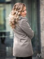 VERSABE Luxuriöser Damen Mantel mit Pelz DEYSI grau
