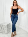 Damen Jeans FA8828 dunkelblau 