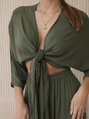 Elegantes Damen Set 6289 grün