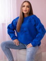 Sweatshirt mit Schleifen R9023 blau