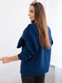 Sweatshirt mit Schleife 9797 dunkelblau