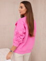 Sweatshirt mit Schleifen 9796 rosa