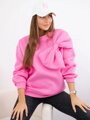 Luxuriöser Sweatshirt 9797 hellrosa