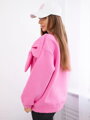 Luxuriöser Sweatshirt 9797 hellrosa