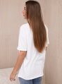 Oversized T-Shirt CHICAGO 01-2429 silber