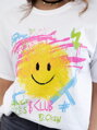 Kurzarm T-Shirt 01-2397 in Weiß