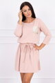 Damen Skaterkleid lila pink