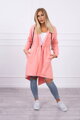Damen-Sweatshirt mit loser Kapuze KS apricot
