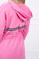 Damen-Sweatshirt mit loser Kapuze KS rosa
