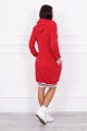 Damen Sweatshirt Kleid BROOKLYN 62095 rot