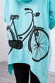 Damen Sweatshirt FAHRRAD 9139 menthol