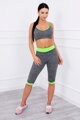 Damen Sportset graun+neogrün